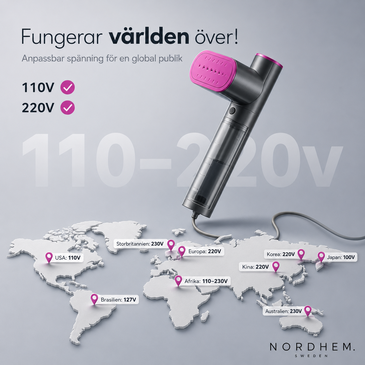 NORDHEM klädångare