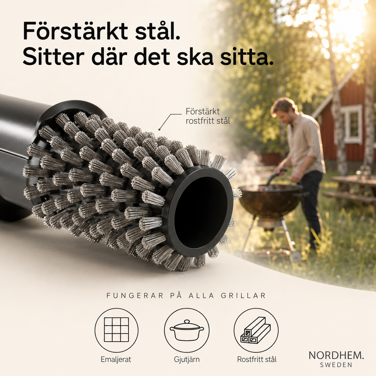 Nordhem TORQ grillborste