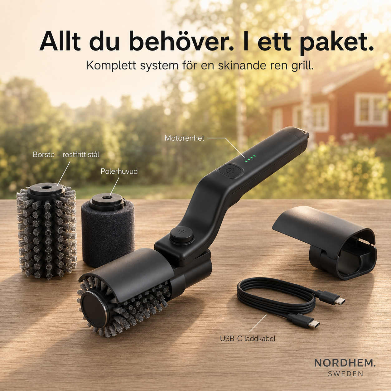 Nordhem TORQ grillborste